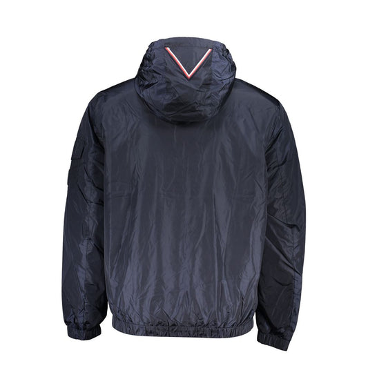 Tommy Hilfiger Blaue Nylon Herrenjacke
