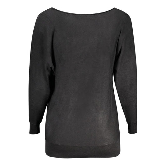 Guess Jeans Black Viscose Sweatshirt