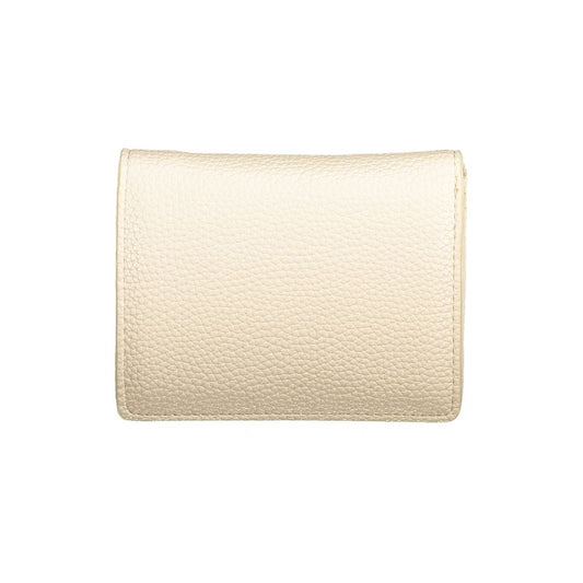 Mario Valentino Beige Polyurethane Women Wallet