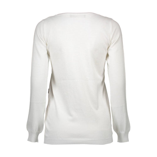 Love Moschino Weiß Andere Fasern Frauen Pullover