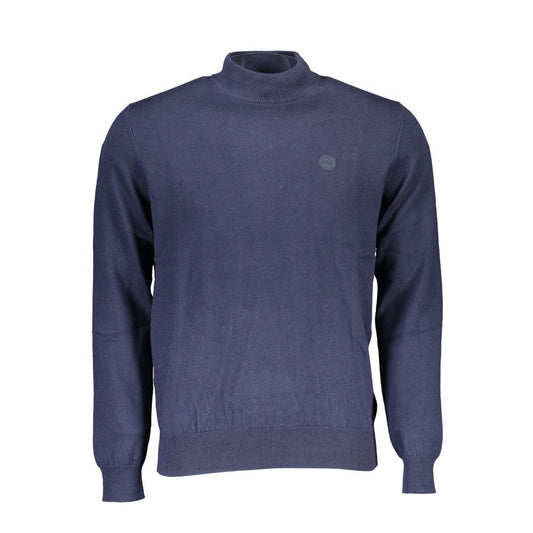 North Sails Blue Cotton Men Sweater