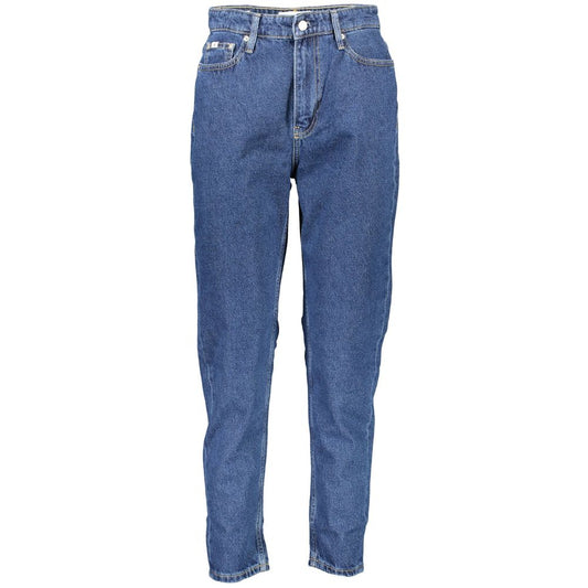 Calvin Klein Blaue Baumwolle Frauen Jeans