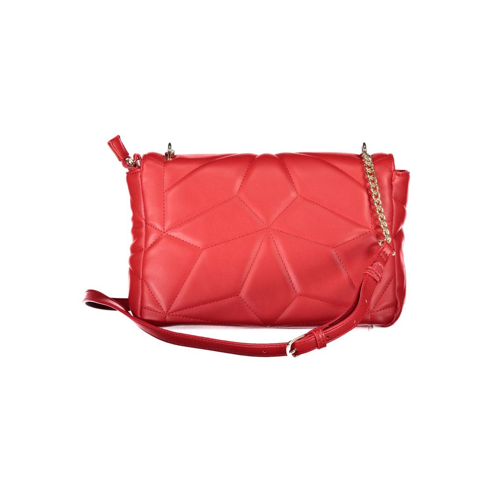 Mario Valentino Red Polyurethane Women Shoulder Bag