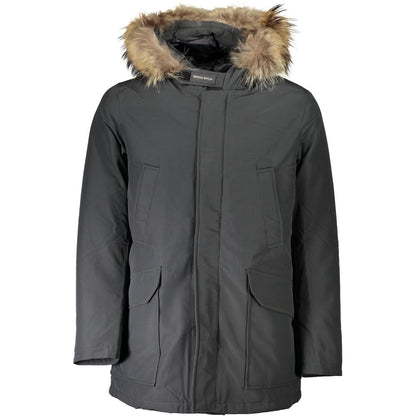 Woolrich Gray Cotton Parka