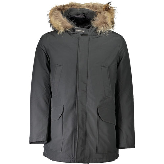 Woolrich Gray Cotton Parka