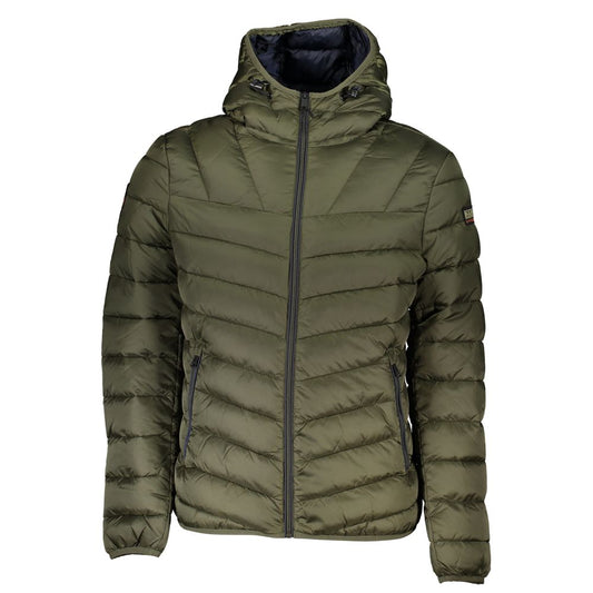 Napapijri Green Polyamide Full-Length Jacket