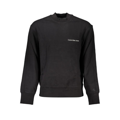 Calvin Klein Schwarzer Baumwollpullover für Männer