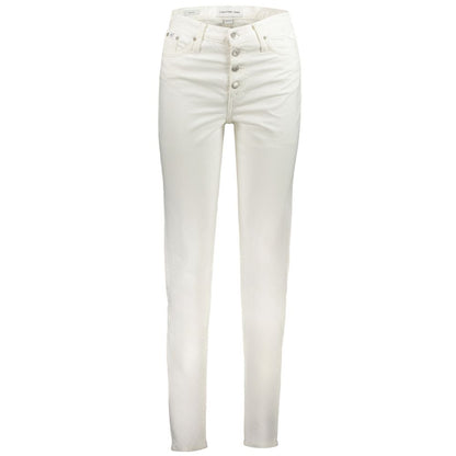 Calvin Klein Weiße Baumwolle Frauen Jeans