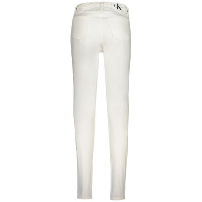 Calvin Klein Weiße Baumwolle Frauen Jeans
