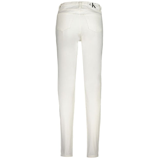 Calvin Klein Weiße Baumwolle Frauen Jeans