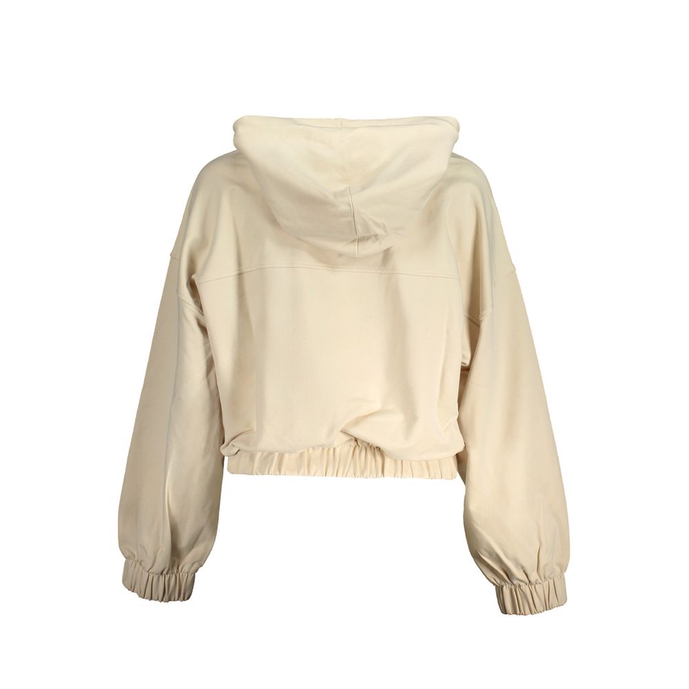 Tommy Hilfiger Beige Baumwolle Frauen Pullover Hoodie