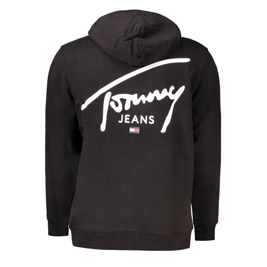 Tommy Hilfiger Schwarzer Baumwollpullover für Männer