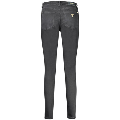 Guess Jeans Black Cotton Skinny Jeans
