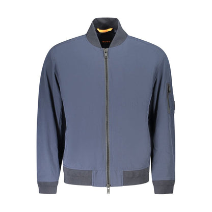 Hugo Boss Blaue Polyamid Herren Jacke