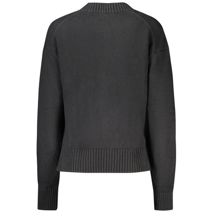 Calvin Klein Schwarzer Baumwollpullover für Frauen