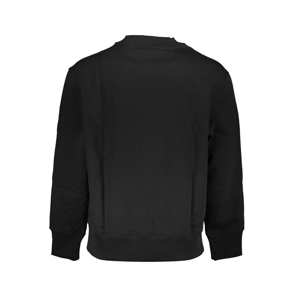 Calvin Klein Schwarzer Baumwollpullover für Männer