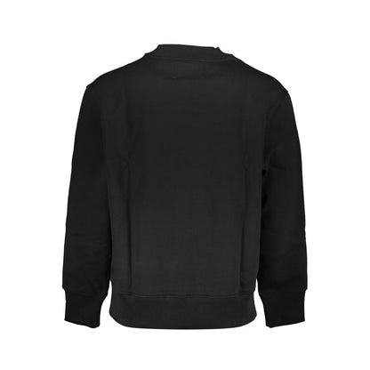 Calvin Klein Schwarzer Baumwollpullover für Männer