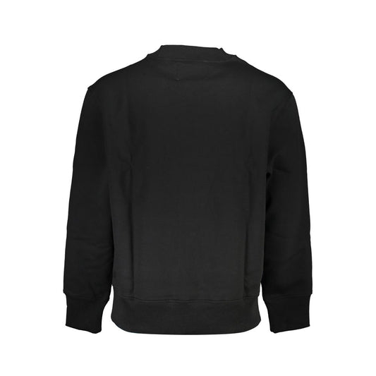 Calvin Klein Schwarzer Baumwollpullover für Männer