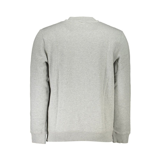 Napapijri Gray Cotton Sweatshirt