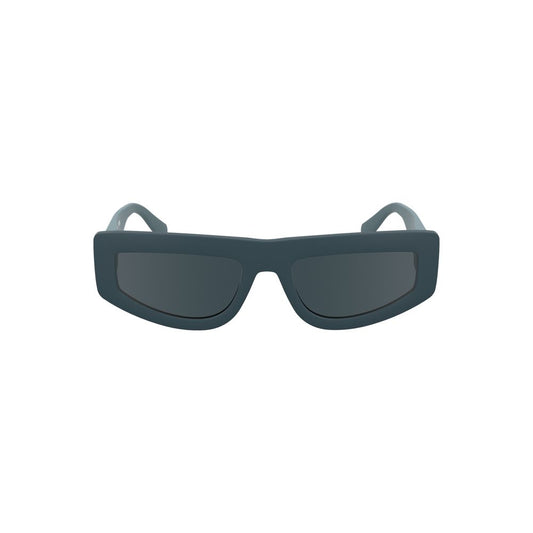 Calvin Klein Blaue Sonnenbrille aus biobasiertem Stoff für Frauen