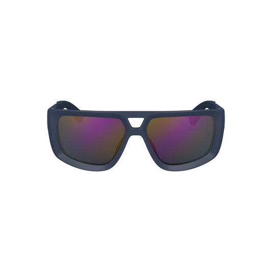 Calvin Klein Blaue Plastik-Sonnenbrille für Männer