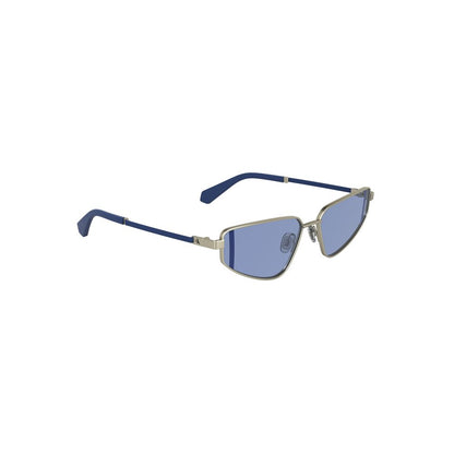 Calvin Klein Graue Metall-Sonnenbrille für Frauen