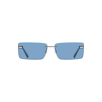 Calvin Klein Blaue Metall-Sonnenbrille für Frauen