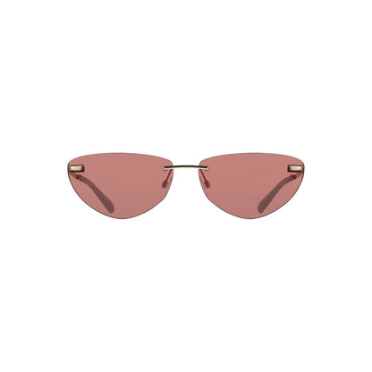 Calvin Klein Rosa Metall Damen Sonnenbrille