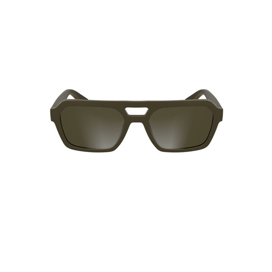 Calvin Klein Braunes biobasiertes Gewebe Männer Sonnenbrille