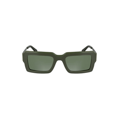 Calvin Klein Grüne Acetat-Sonnenbrille für Frauen