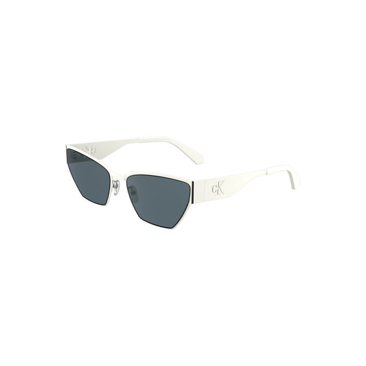 Calvin Klein Weiß Metall Frauen Sonnenbrille