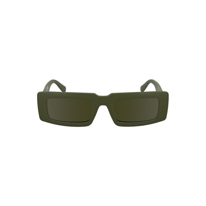 Calvin Klein Grüne Sonnenbrille aus biobasiertem Stoff für Frauen