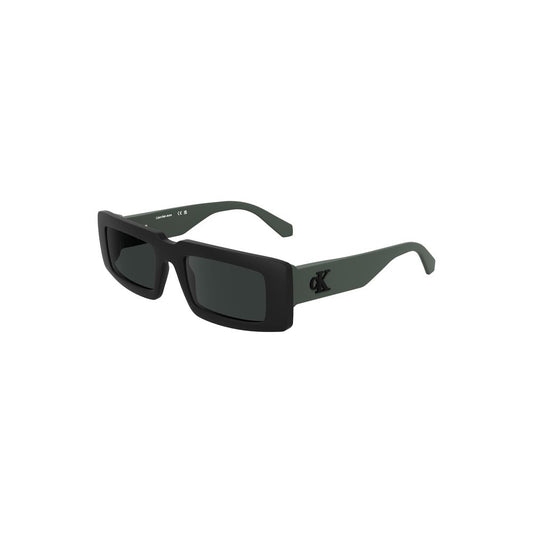 Calvin Klein Schwarze Sonnenbrille aus biobasiertem Stoff für Männer