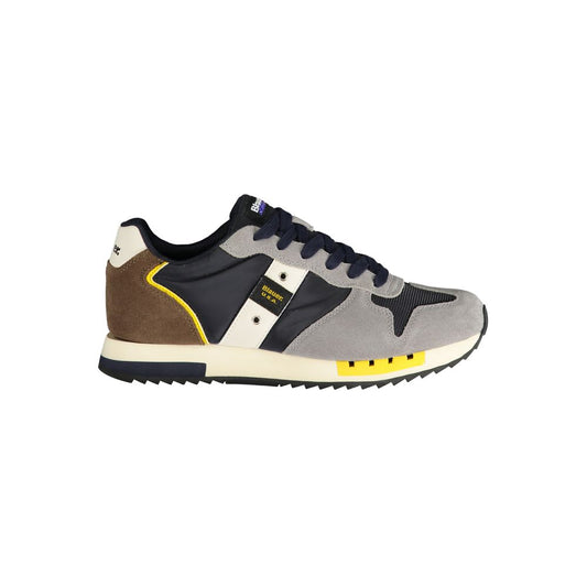 Blauer Gray Polyester Athletic Sneakers