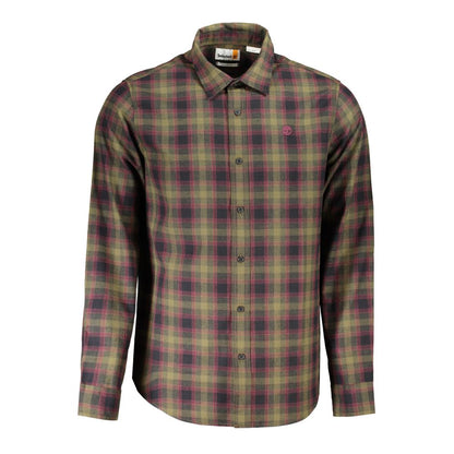 Timberland Green Cotton Men's Shirt
