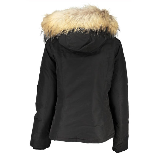 Woolrich Black Cotton Parka