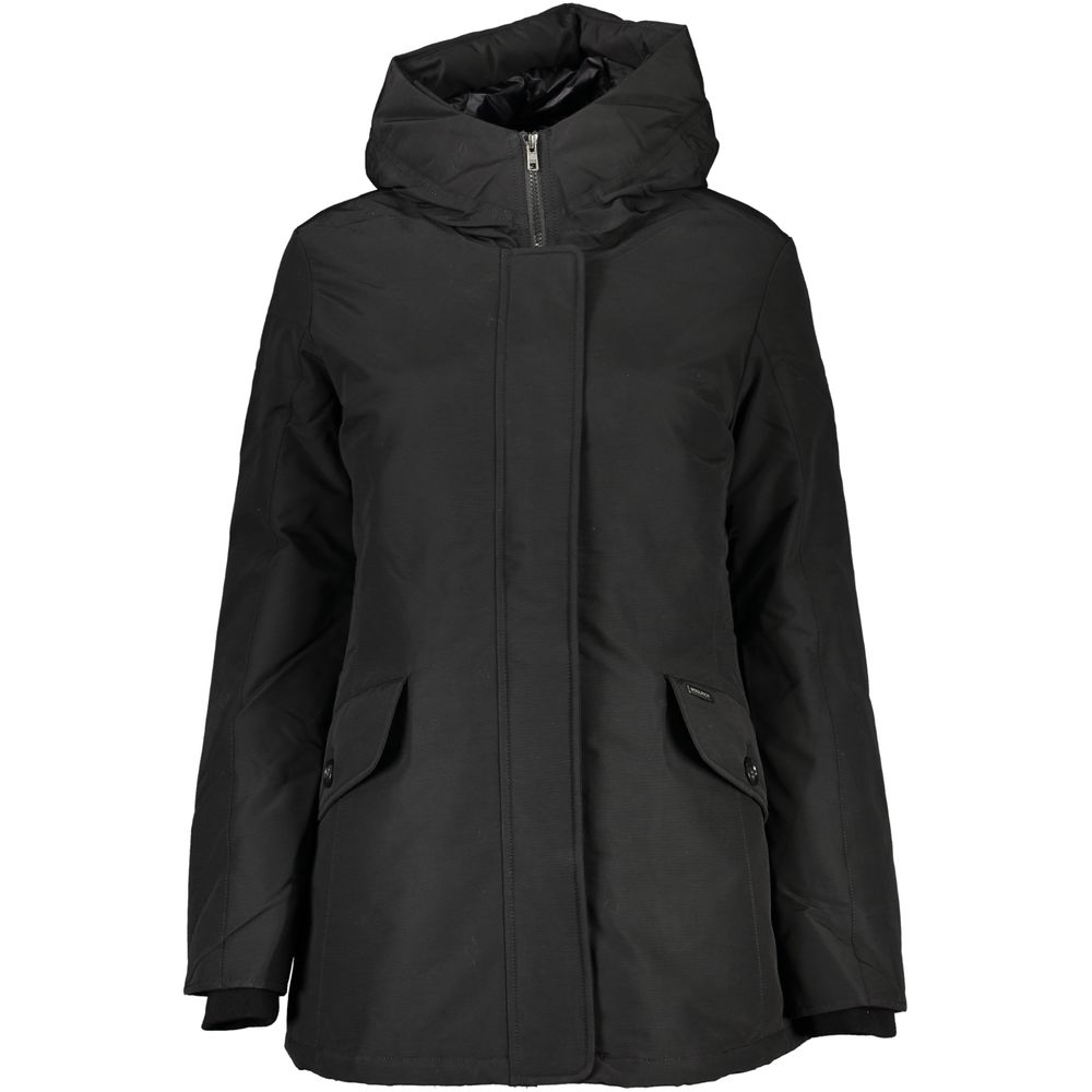 Woolrich Black Cotton Shell Jacket