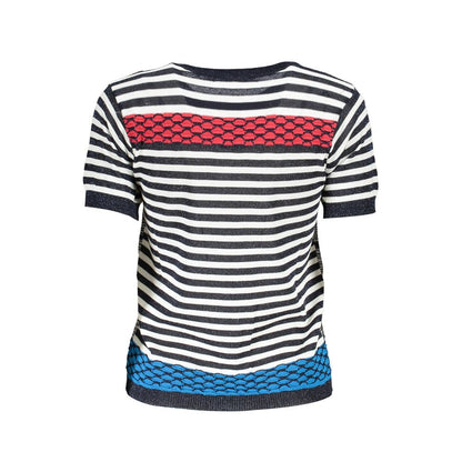 Desigual Blauer Baumwollpullover für Frauen