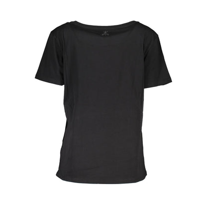 Patrizia Pepe Black Cotton T-Shirt