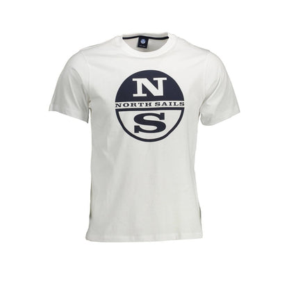 North Sails Bianco Cotton Mens T-Shirt
