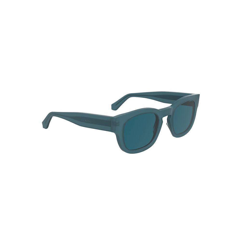 Calvin Klein Blaue Acetat-Sonnenbrille für Frauen