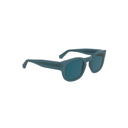 Calvin Klein Blaue Acetat-Sonnenbrille für Frauen