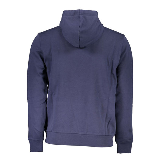 North Sails Blue Cotton Men Sweatshirt