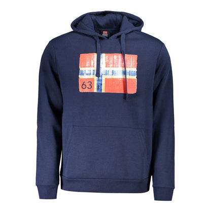 Norway 1963 Blauer Baumwollpullover für Männer