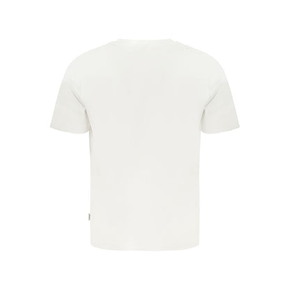 Pepe Jeans White Cotton Men T-Shirt