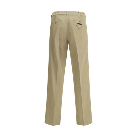 Prada Beige Cotton Chino Pants