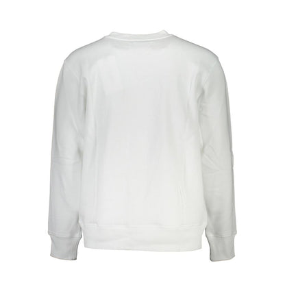 Calvin Klein Weißer Baumwollpullover für Männer