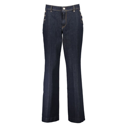Guess Jeans Blue Cotton Flared Jeans