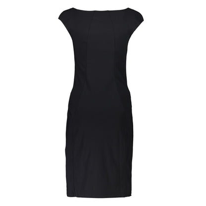 Patrizia Pepe Black Elastane Casual Dress