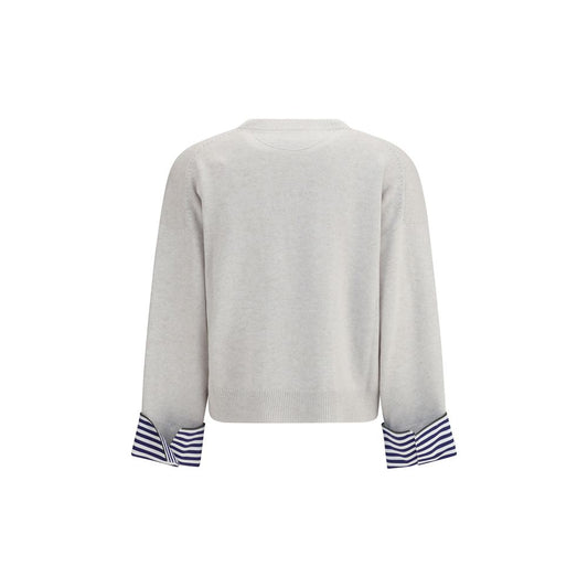 Brunello Cucinelli Gray Cashmere Cashmere Sweater